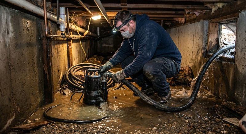 Crawlspace Water Removal in Chandler, AZ