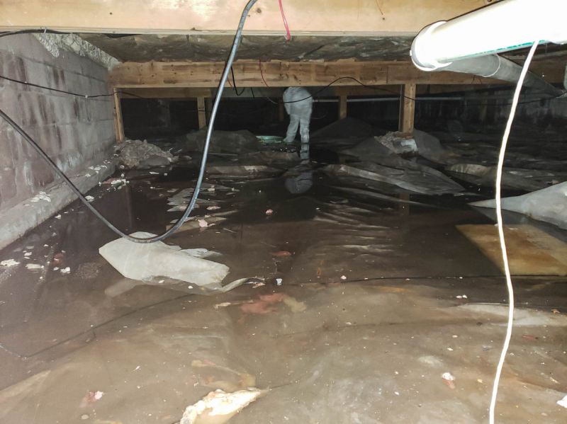 Wet Basement Solutions in Fredericksburg, VA